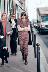 Anna Wintour at Paris Fashion Week Autumn/Winter 2019