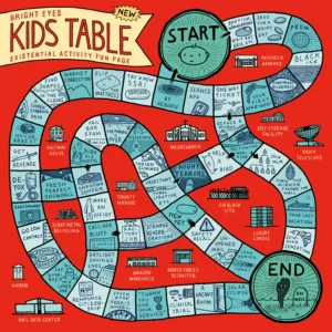 Bright Eyes Kids Table cover