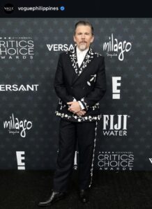 Instagram screenshot of Ethan Hawke at the Critics Choice Awards