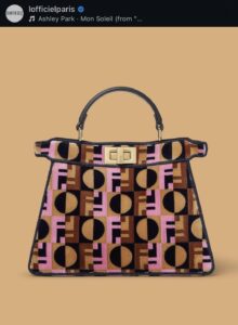 screenshot of @lofficielparis Instagram post