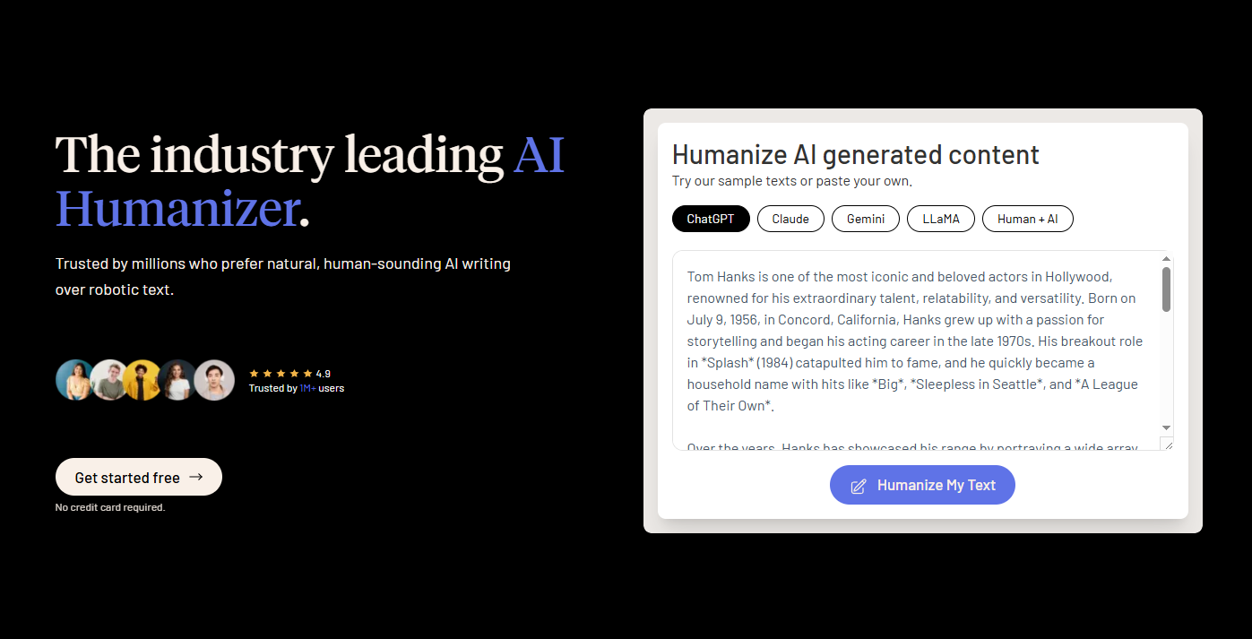 AI tools to humanize text