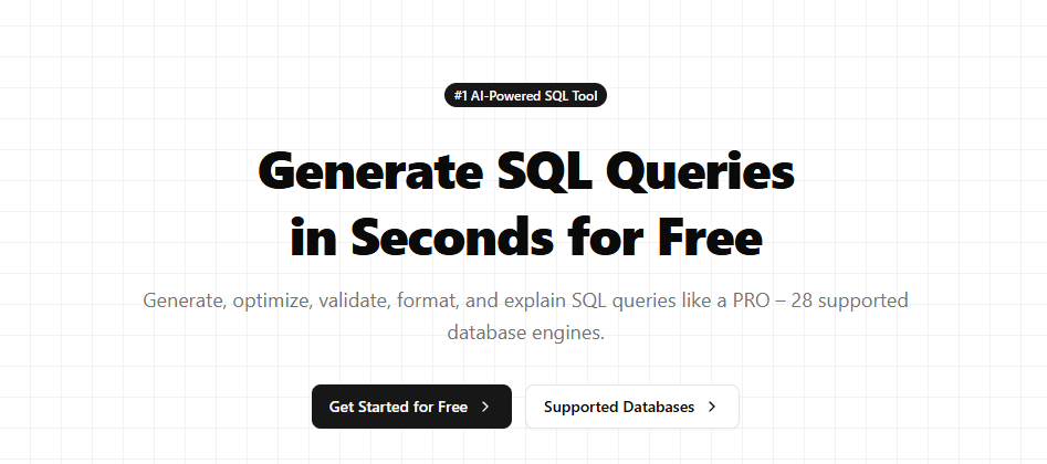 AI tools for writing SQL