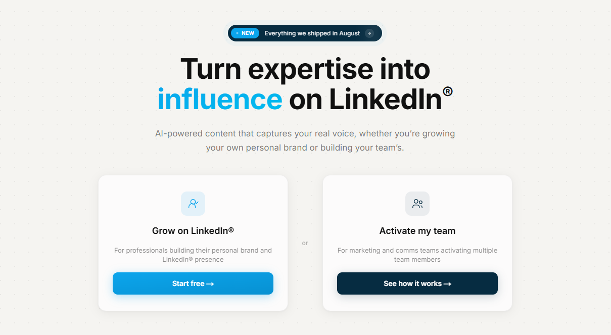 AI tools for LinkedIn growth