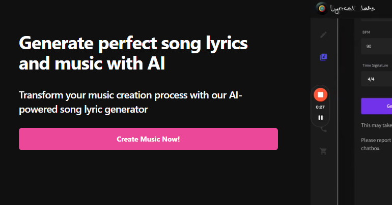 AI Tools for Writing Music Lyrics