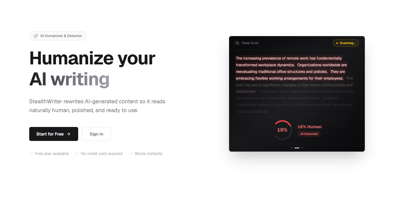 AI tools to humanize text