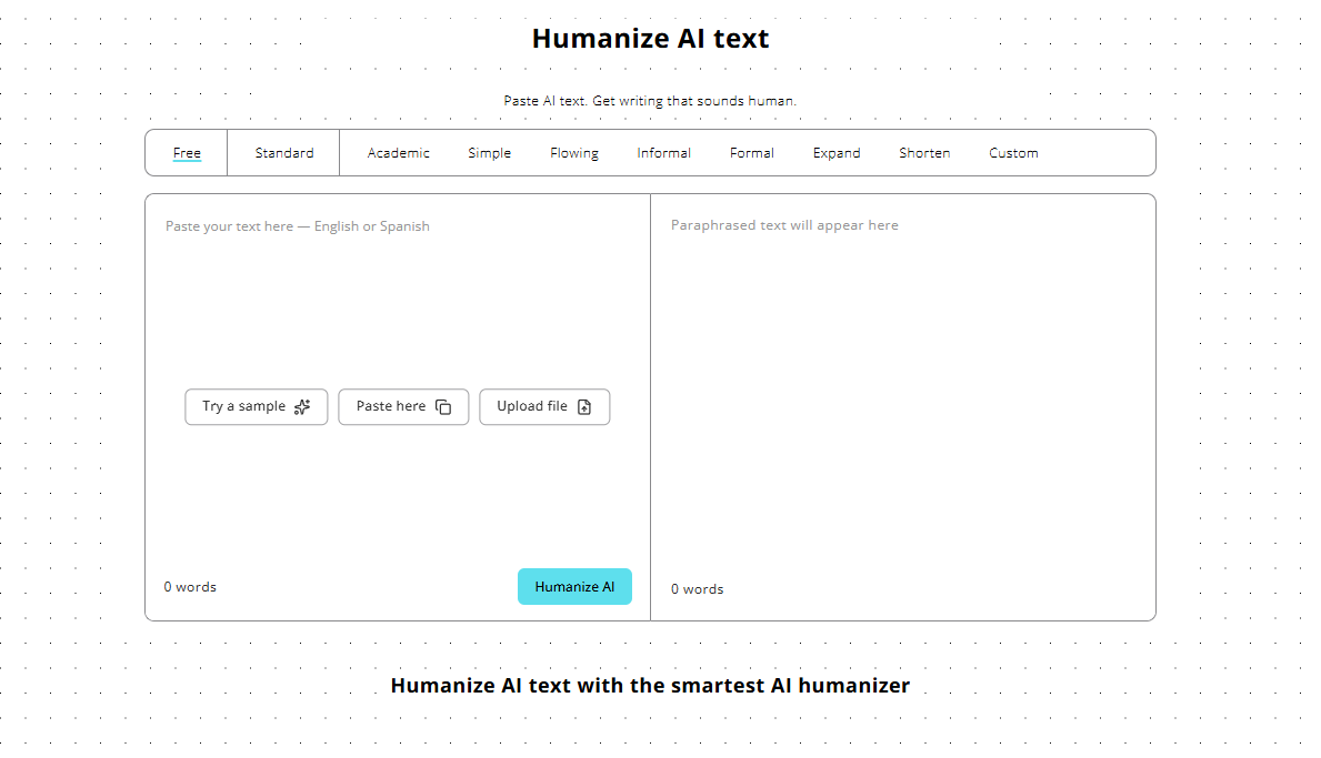 AI tools to humanize text